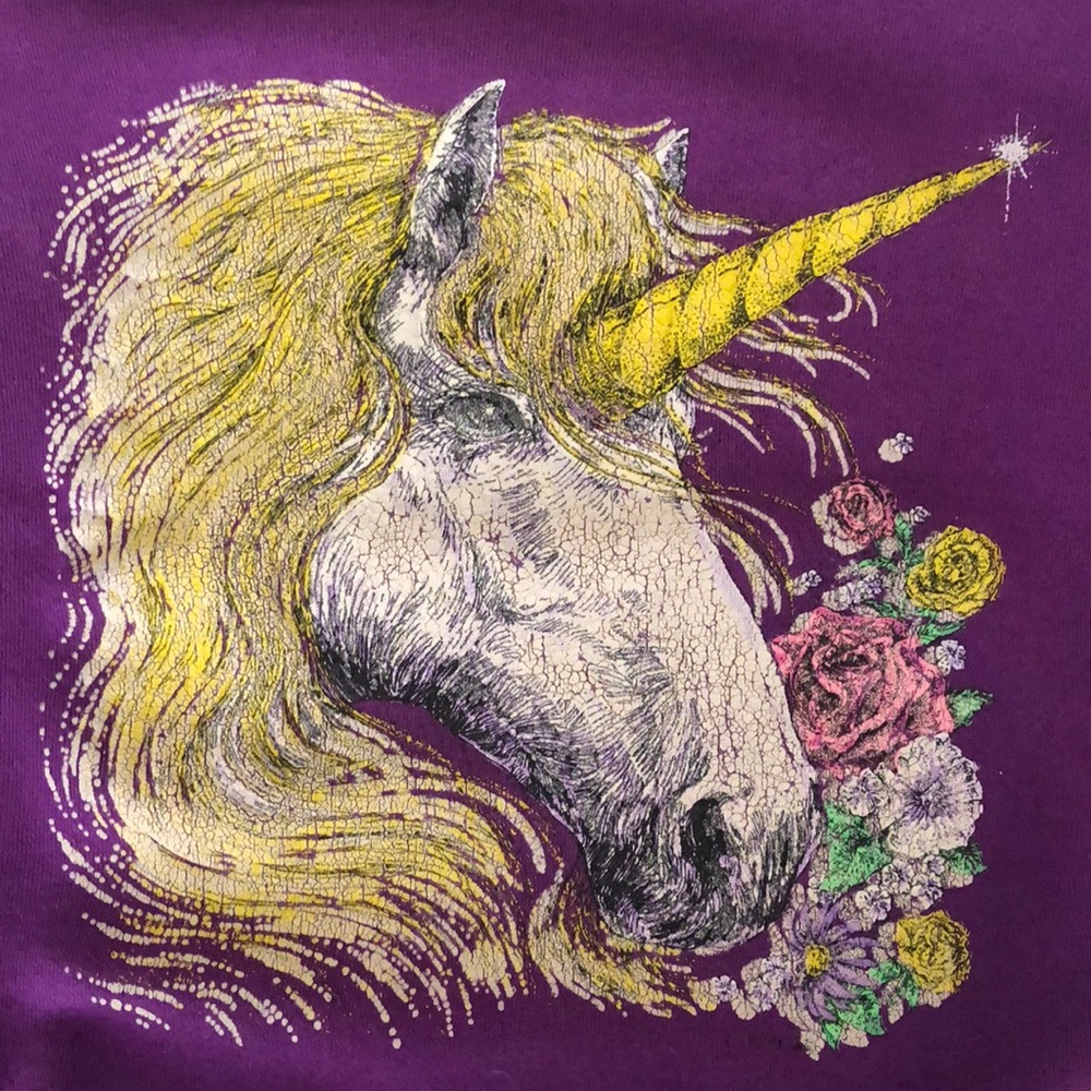 Vintage Purple Unicorn sweatshirt